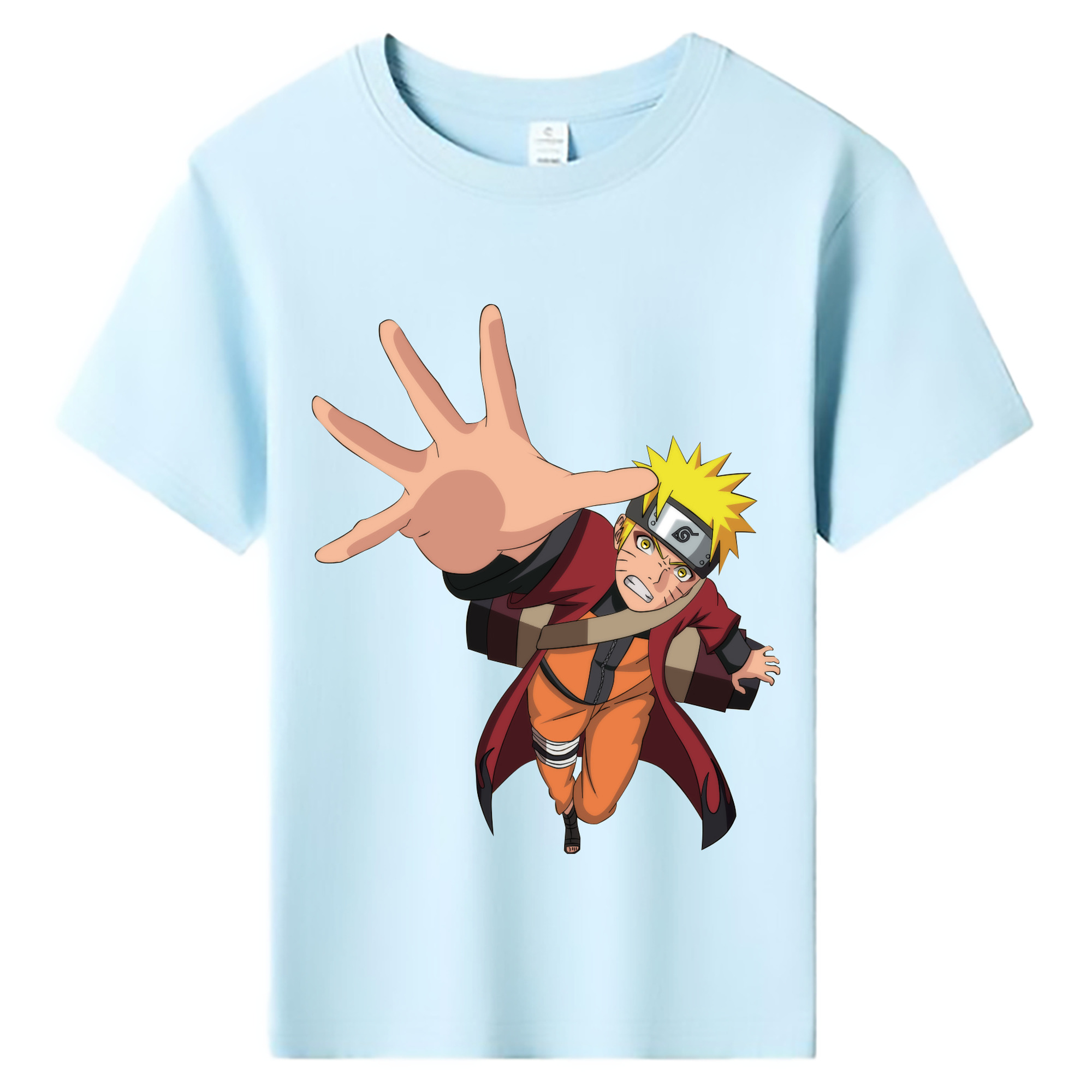（画像用） NARUTO -ナルト- うずまき ナルト Uzumaki Naruto 綿100％キッズTシャツ（フロントプリント）